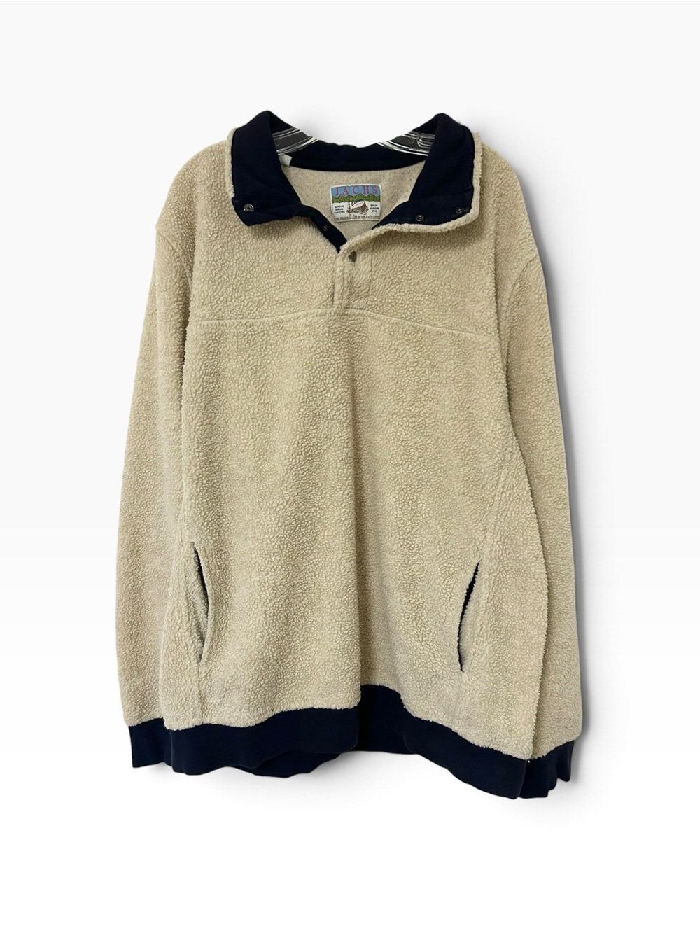 Jachs Vintage Teddy Bear Sherpa Zip-Up Jacket